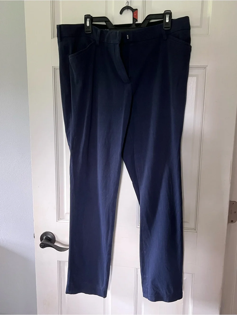 41 Hawthorn Straight-Leg Pants in Navy Blue